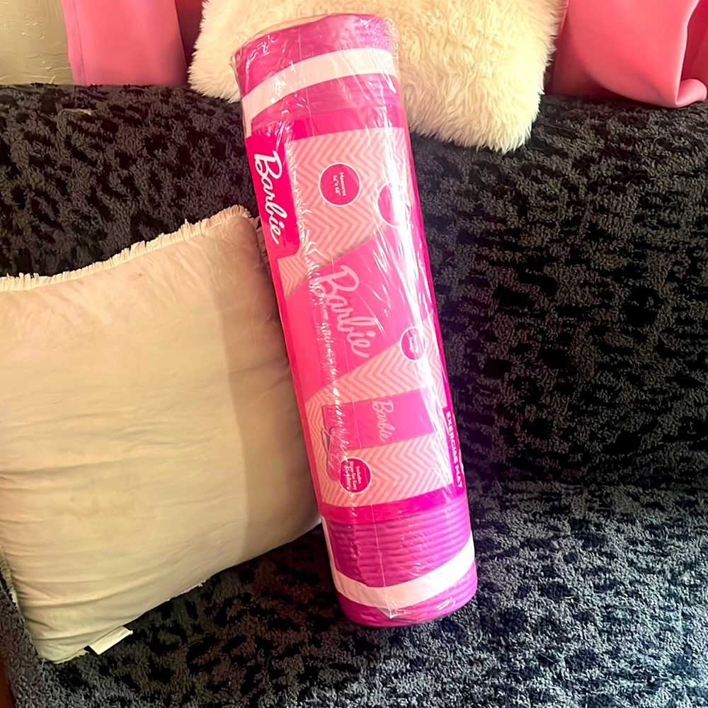 New BARBIE yoga mat
